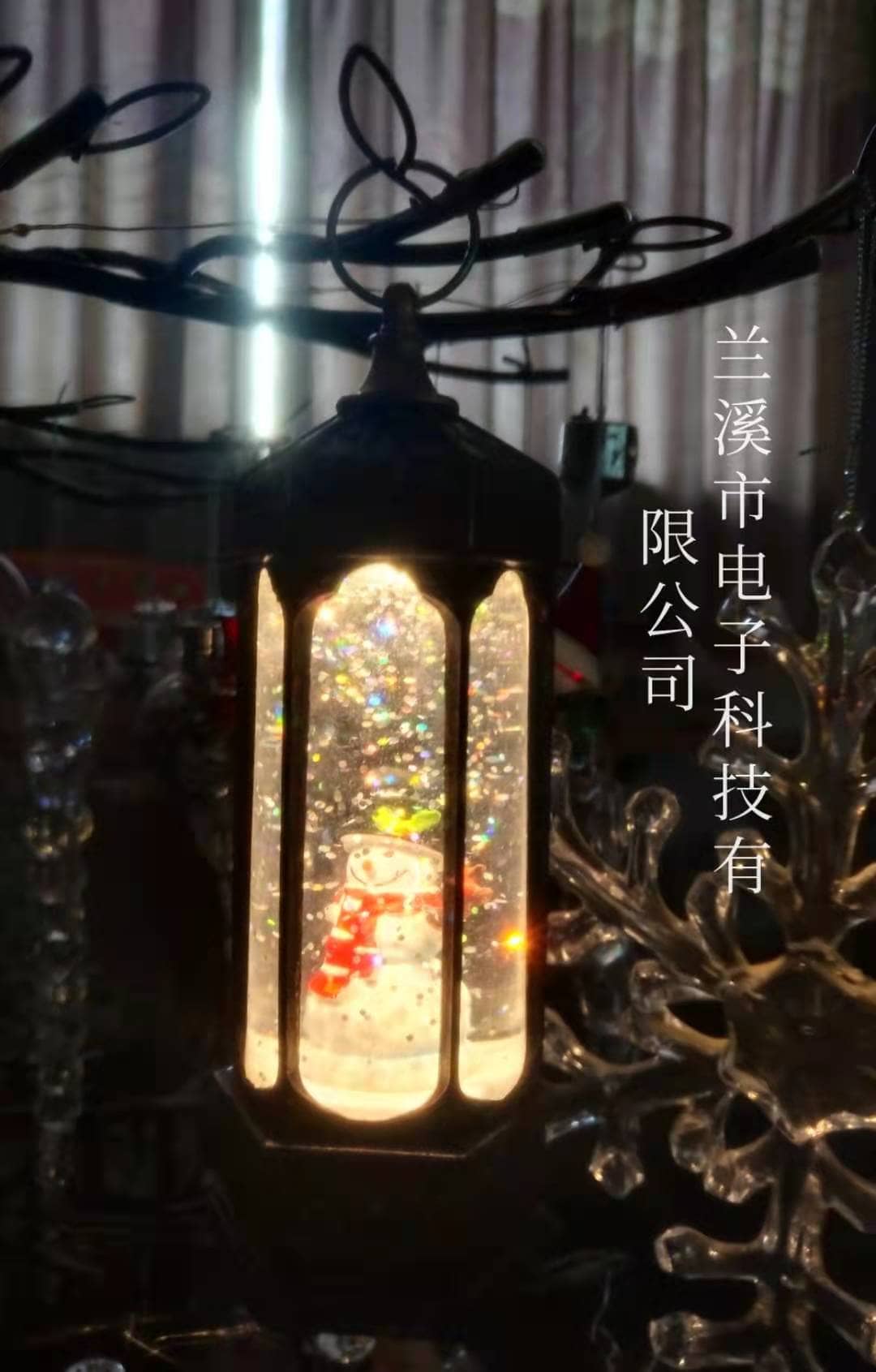 圣誕雪人小風(fēng)燈中號夜照明LED燈  圣誕必備