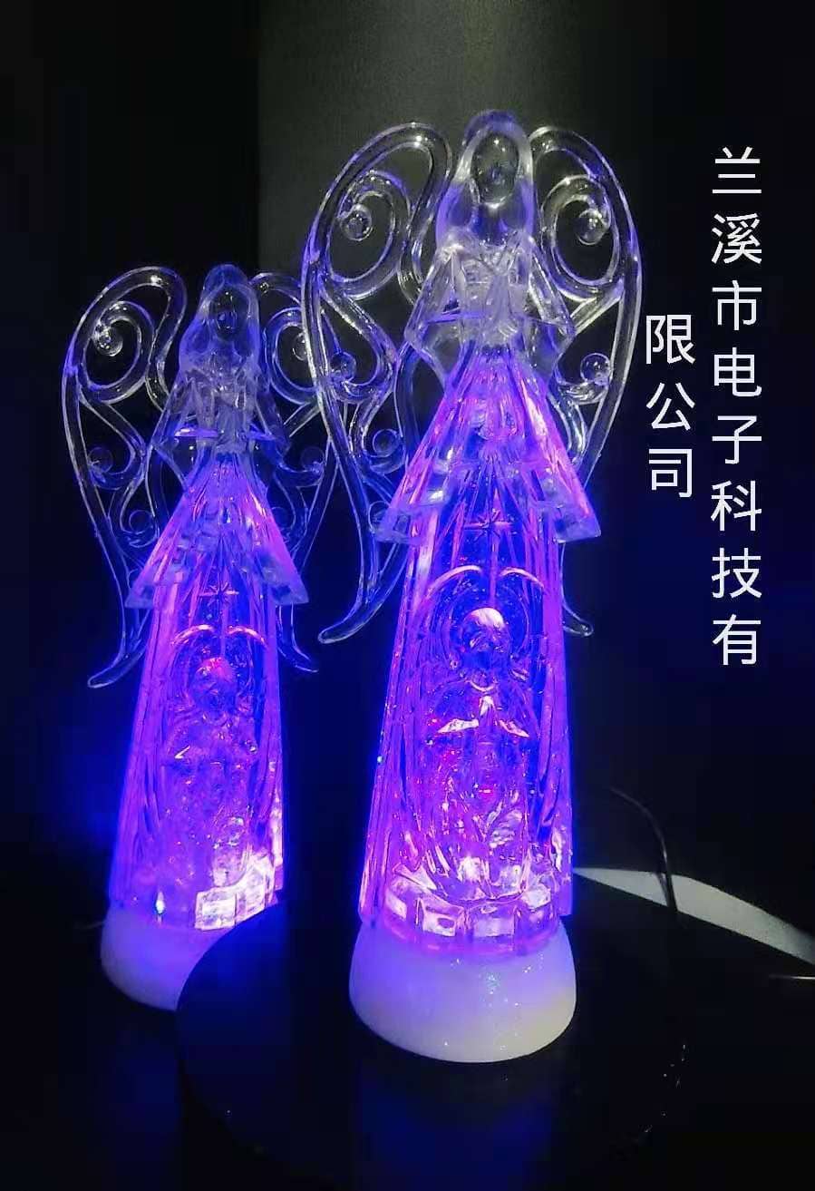 七彩發(fā)光鏤空翅膀灌水大天使